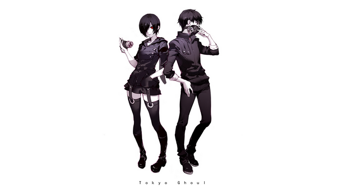 Tokyo Ghoul: Touka and Kaneki