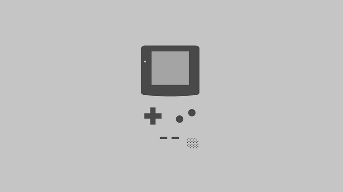 Minimalist Game Boy design