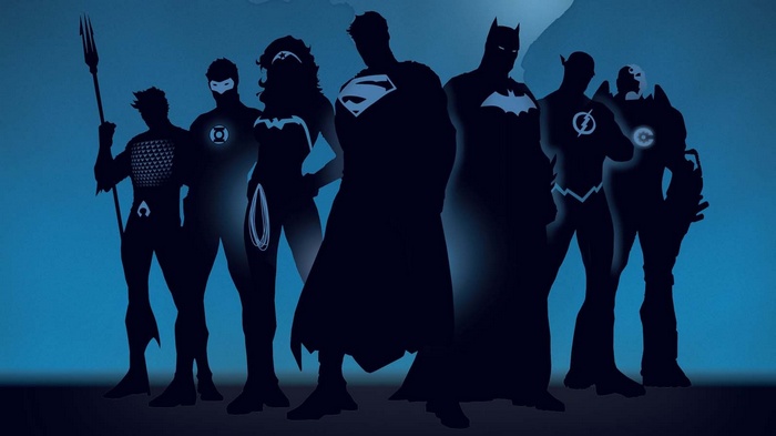 DC Comics Justice League Silhouettes