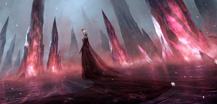 Frozen (movie), Princess Elsa, disney queens, fantasy art