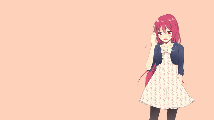 Matsuoka Gou from Free! with red hair and red eyes