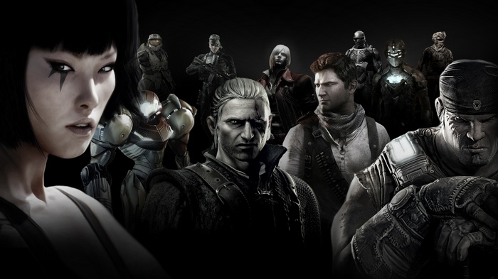 Video Game Characters: Samus, Master Chief, Geralt, Nathan Drake, Marcus Fenix