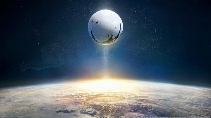Destiny The Traveler Above Earth