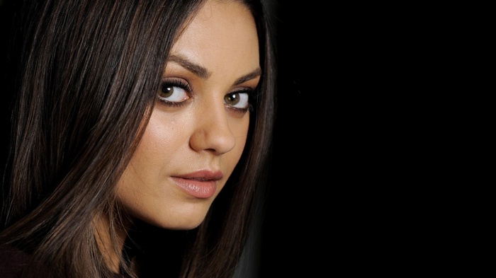 Mila Kunis close-up portrait