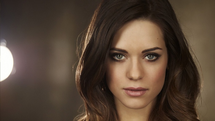 Lyndsy Fonseca looking at the viewer