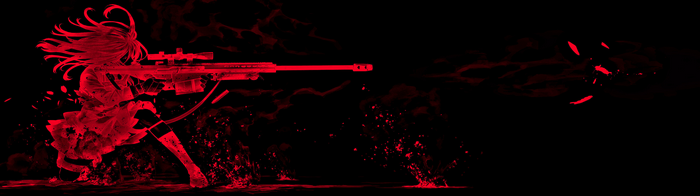 Gunslinger Girl Anime Art Red Sniper