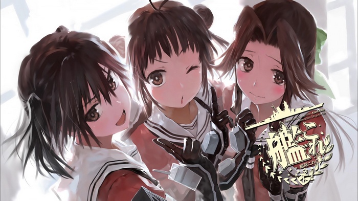 Sendai, Jintsuu, and Naka from Kantai Collection