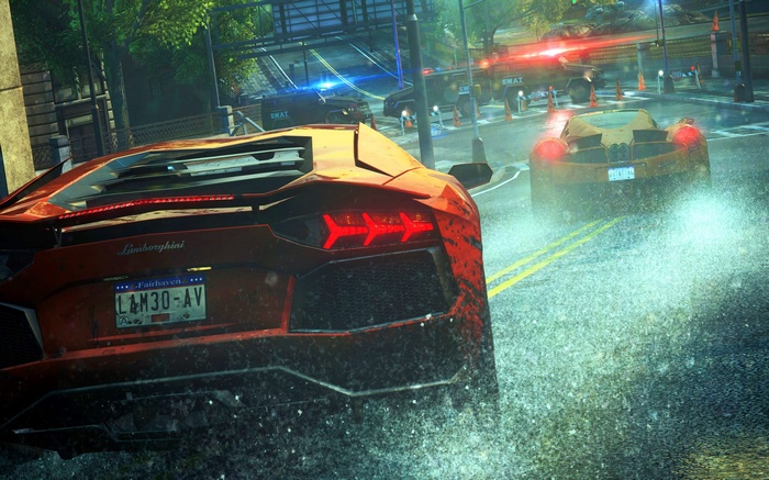 Need for Speed: Lamborghini Huracan chase with SWAT