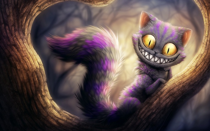 The Cheshire Cat in a Tree