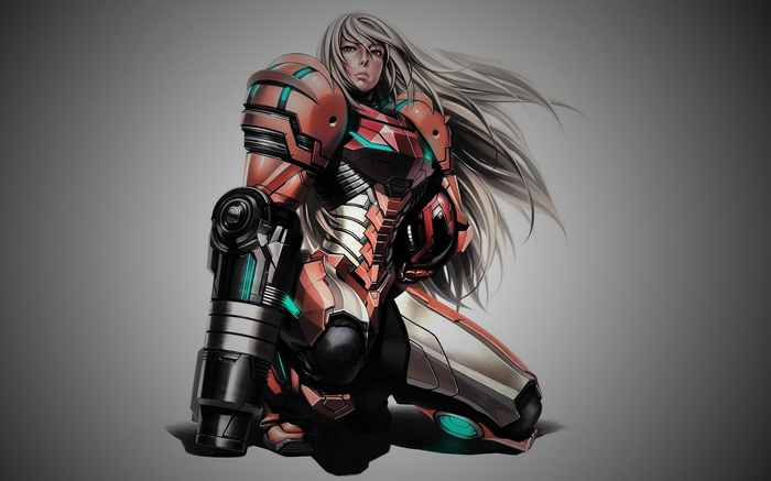 Samus Aran in her Power Suit