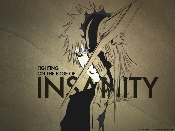 Ichigo Kurosaki Fighting on the Edge of Insanity