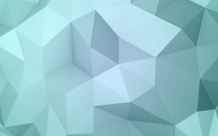 Abstract low poly geometric shapes with gradient colors