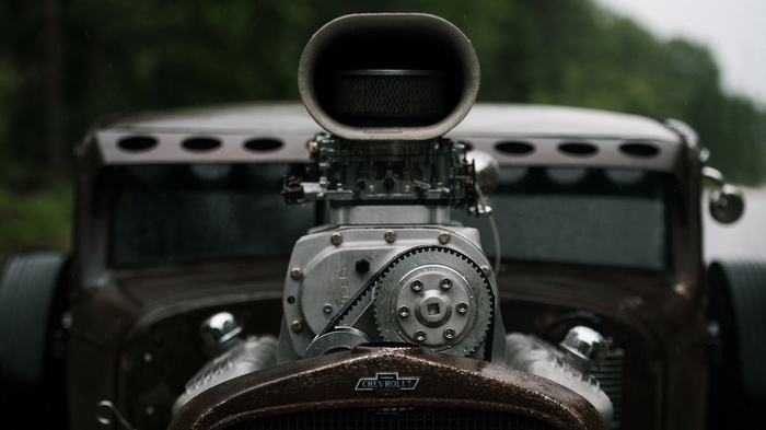 Chevrolet Hot Rod with Supercharger