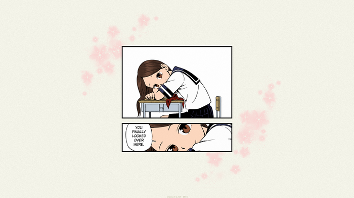 Karakai Jouzu no Takagi-san: Girl at Desk