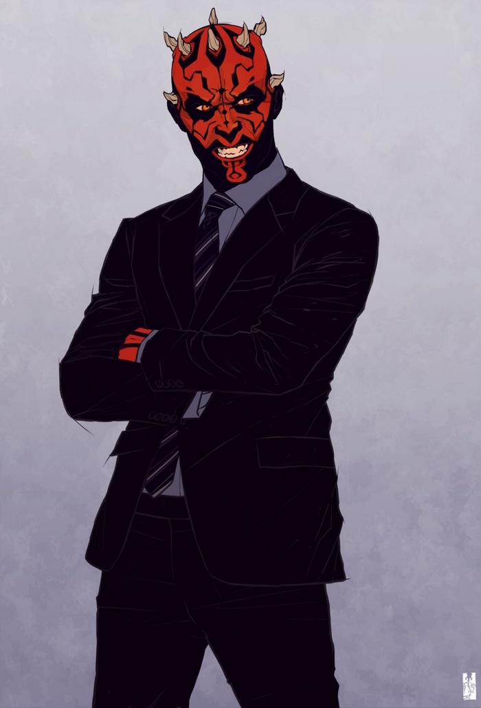 Darth Maul in a Suit