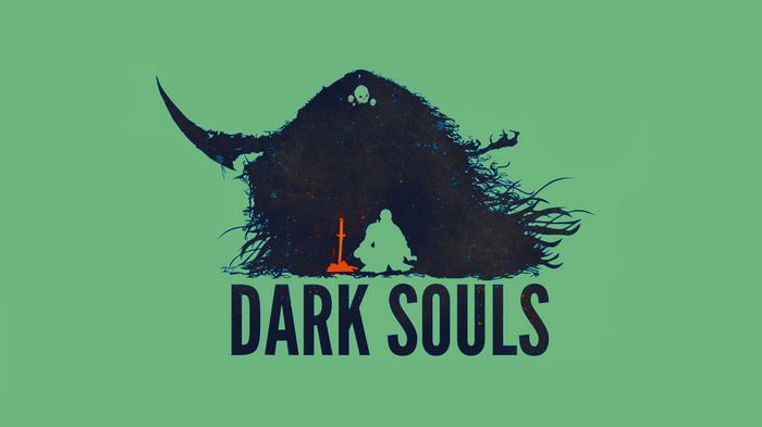 Dark Souls Nito silhouette with bonfire