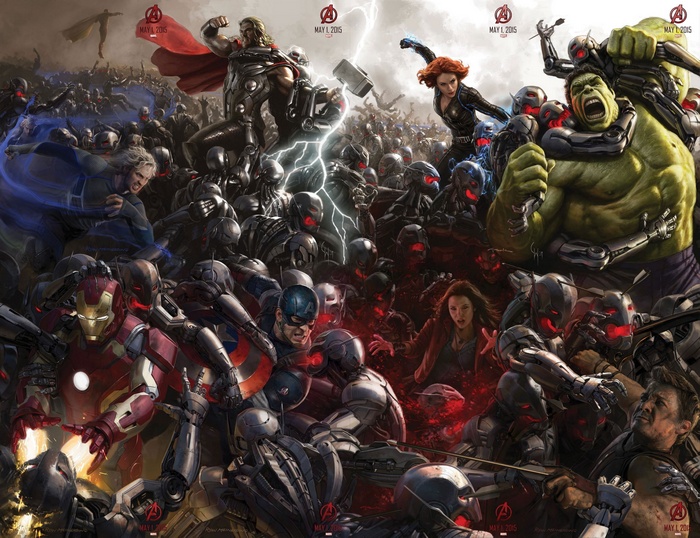 Avengers Age of Ultron Complete Team