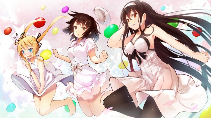 Saenai Heroine no Sodatekata: Kasumigaoka Utaha, Sawamura Eriri Spencer, Kato Megumi