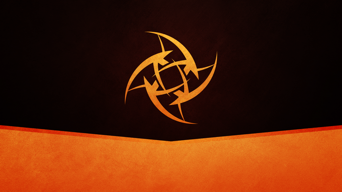 Ninjas In Pyjamas logo on dark background