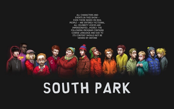 Stan Marsh, South Park, Kenny McCormick, Butters, Eric Cartman, Kyle Broflovski