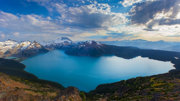 Garibaldi Lake and Mountains in British Columbia, Canada
