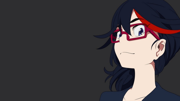 Matoi Ryuuko from Kill la Kill with glasses