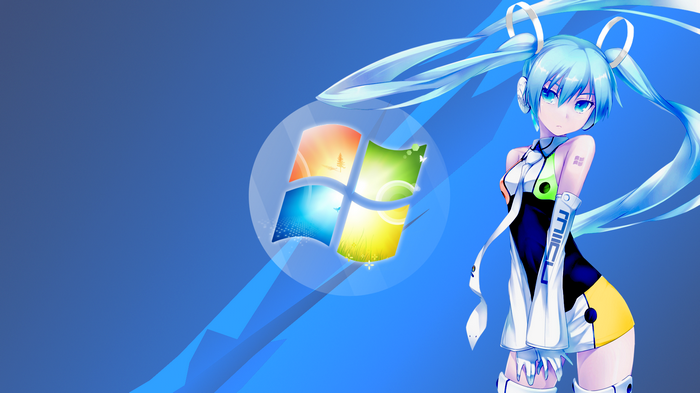 Microsoft Windows, Hatsune Miku, anime girls, Vocaloid