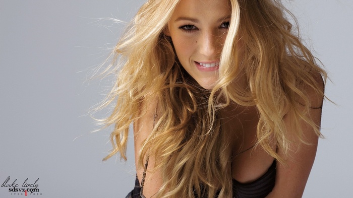Blake Lively posing for a photoshoot