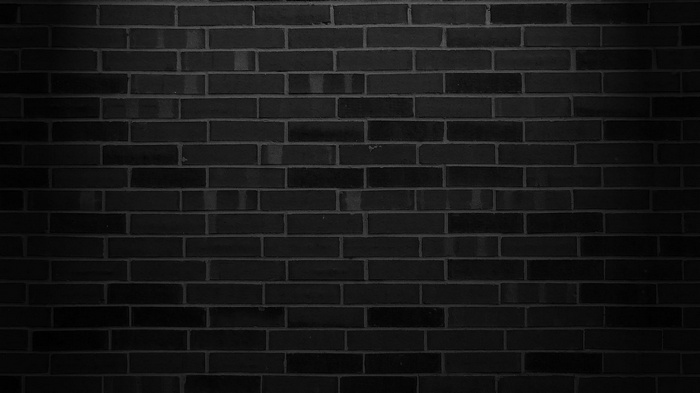 Black brick wall pattern