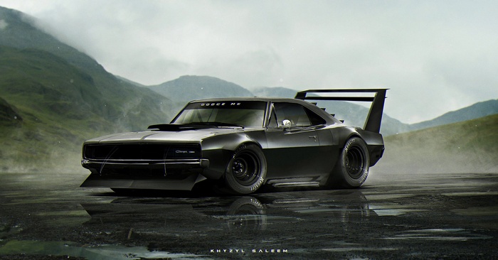 Khyzyl Saleem's Rendered Dodge Charger Daytona