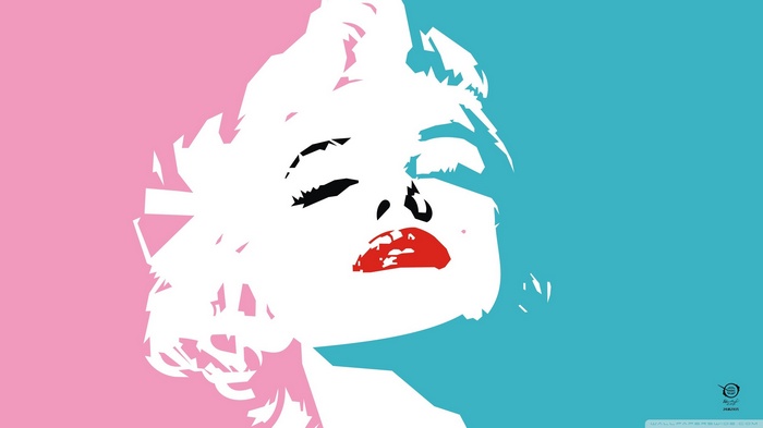 Marilyn Monroe Pop Art Portrait
