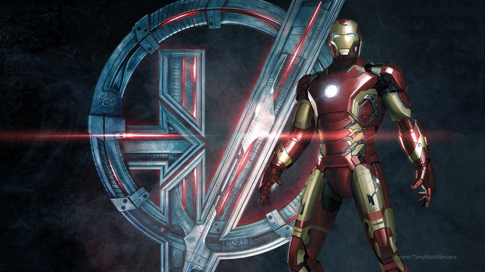 Iron Man and Avengers Symbol Concept Art