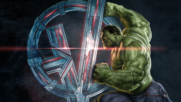 Hulk and Avengers: Age of Ultron symbol concept art