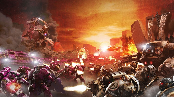 Warhammer 40,000: Fulgrim leads Space Marines in battle