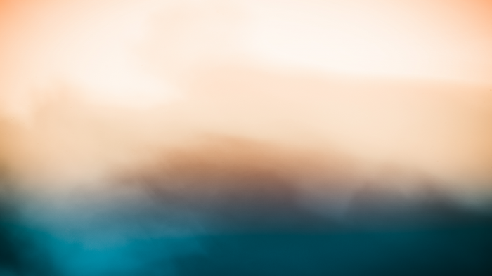 Abstract gradient of orange and teal