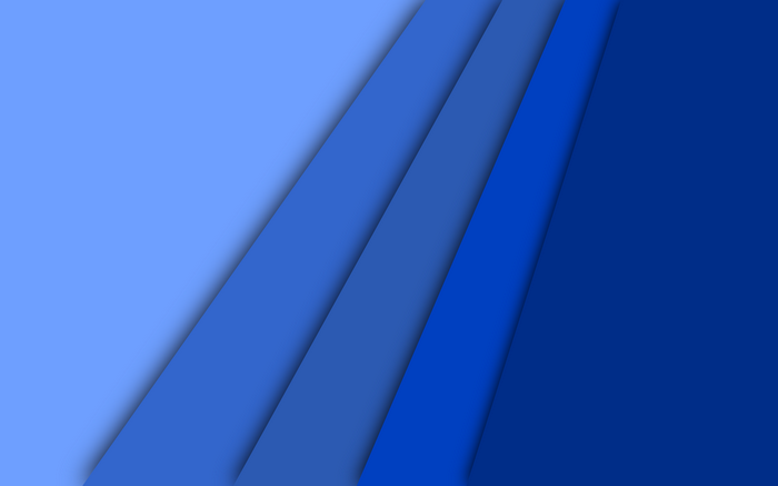 Abstract material style with blue layers