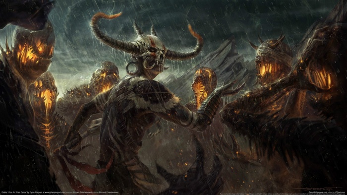 Diablo 3 Fan Art: Rain Dance