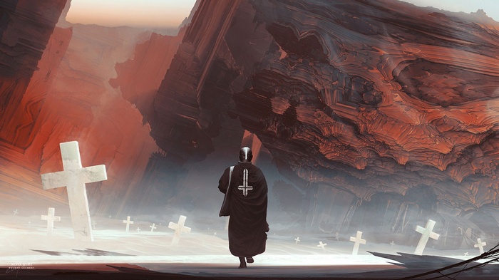 Kuldar Leement's Fantasy Art with Crosses