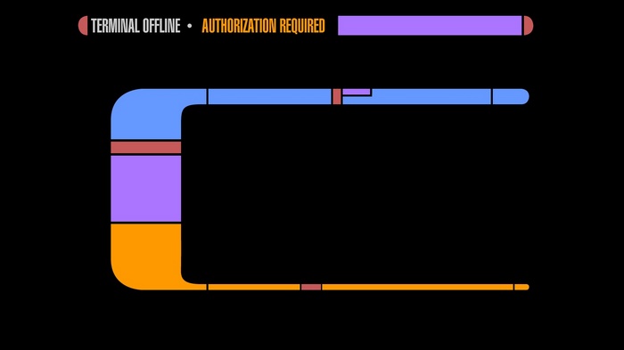 Star Trek: Enterprise LCARS Terminal Offline Authorization Required