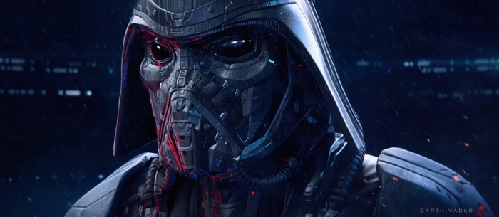 Artwork of Darth Vader from Star Wars