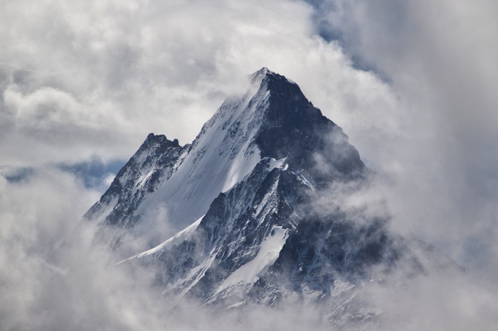 Snow-capped mountains in Grindelwald, Switzerland