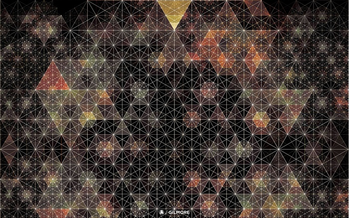 Abstract geometric pattern by Andy Gilmore