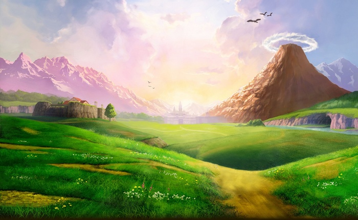 The Legend of Zelda: Ocarina of Time Hyrule Landscape
