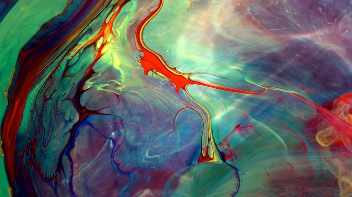 streaks, paint splatter, abstract, paint in water, painting, digital art