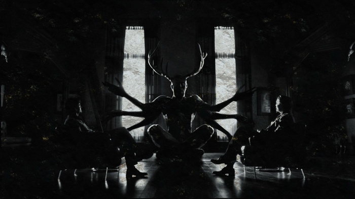 Hannibal with multiple arms and antlers