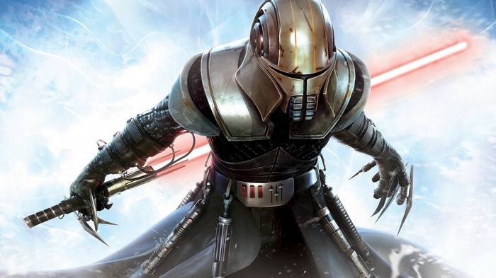 Starkiller with two lightsabers