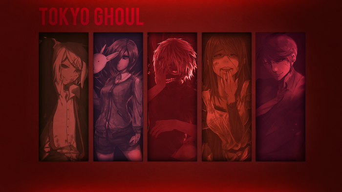 Tokyo Ghoul Characters Montage