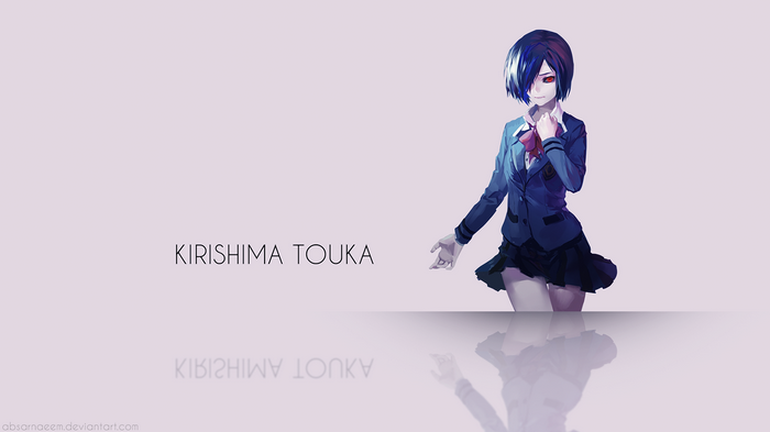 Kirishima Touka from Tokyo Ghoul anime