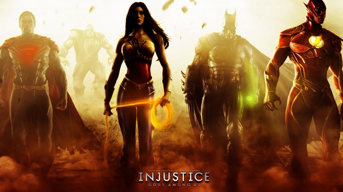 Injustice Gods Among Us: Superman, Wonder Woman, Batman, Flash