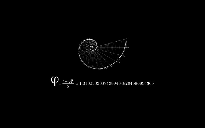 Golden Ratio Fibonacci Spiral Equation
